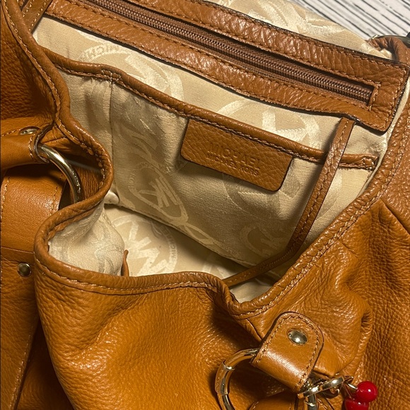 Michael Kors Brown Leather Shoulder Bag - Picture 8 of 12
